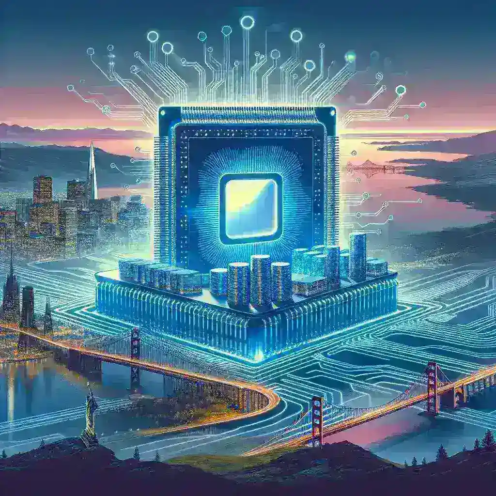 "OpenAI's internal chip strategy diagram illustrating U.S. compute independence and scalability plans for future GPT-5 development, highlighting advancements in AI technology."