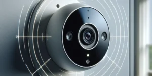 "Ring Stick Up Cam Pro showcasing advanced radar-based motion detection technology for enhanced home security."